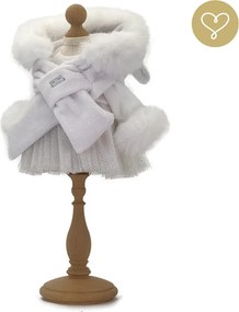 Kostým pre bábiku Lullu – elegancia s kožušinovými detailmi