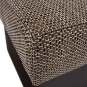 Taburetka T1 - cappuccino / tmavohnedá