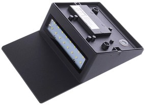 Exteriérové nástenné LED svietidlo Cracks, 1x LED 10w, tmavosivá