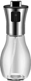 Dávkovač oleja s rozstrekovačom 200 ml - strieborný