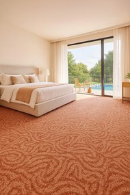 ITC, Koberec metráž Bella Marbella 35, na mieru, šíře 3m,4m,5m, hnedá, filc, chodba / predsieň