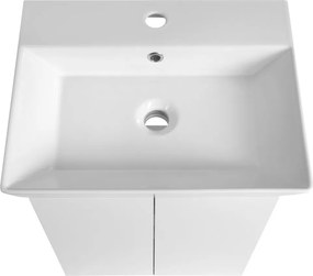 Aqualine Aqualine, PANEDA umývadlová skrinka 45x55x34,2cm, biela, PN245