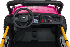 Ramiz Elektrická bugina UTV SPEED pre deti ružová