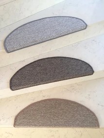 Vopi Nášľapy na schody Nature hnedý polkruh, samolepiaci - 28x65 polkruh (rozmer vrátane ohybu)