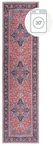 Vínovočervený umývateľný behúň s prímesou recyklovaných vlákien 60x230 cm Windsor – Flair Rugs
