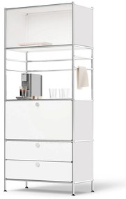 Kovový regál »CN3« s 1 priehradkou a 2 zásuvkami