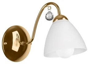 Nástenná lampa MIRANDA 1xE27/60W/230V zlatá