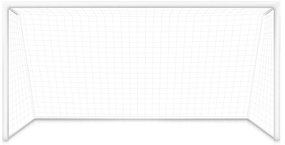 Futbalová bránka so sieťou, 300x160cm, ECOTOYS
