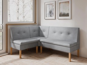 Rohová lavica Paryd 140x200 (sivá). Akcia -20%. Vlastná spoľahlivá doprava až k Vám domov. 1129778