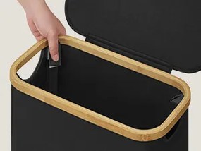 Koš na prádlo Leslie 65 L černý