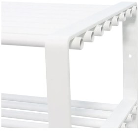 Biely kovový vešiak na topánky Rex – Spinder Design