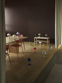Louis Poulsen Prenosná lampa Panthella 160 V3 Opal Pale Blue