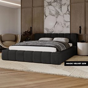 PROXIMA.store - Minmalistická čalúnená posteľ NETTIE ROZMER: 140 x 200 cm, TYP ROŠTU: KOVOVÝ ROŠT
