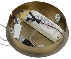 Dizajnové závesné svietidlo zlaté s 3-stupňovým stmievaním - Organico