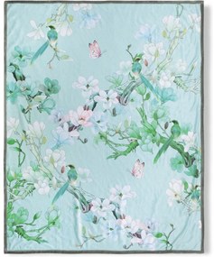 Zelená obojstranná deka Descanso Shi, 130 x 160 cm