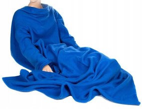 Verk Fleecová TV deka s rukávmi Snuggie 180 x 140 cm modrá
