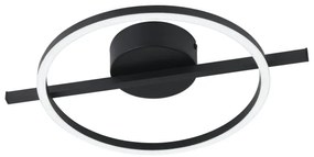 Eglo 901113 - LED Stmievateľné stropné svietidlo AMANDOLO LED/17W/230V čierna + DO