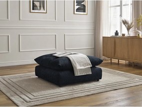 Tmavomodrá ženilková podnožka Neil – Bobochic Paris