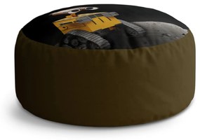 Sablio Taburet Circle Wall-E robot Mesiac: 40x50 cm