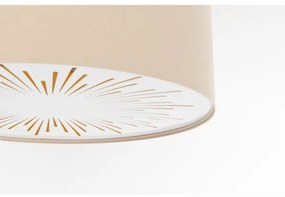 Stropné svietidlo RAYS 2xE27/60W/230V pr. 40 cm béžová