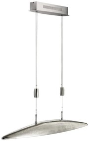 Kovové LED stmievateľné závesné svietidlo v striebornej farbe Colmar – Fischer & Honsel