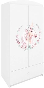 Skriňa Babydreams biela – Kôň