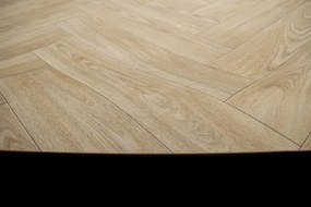 PVC podlaha Hightex Leyton 609M rybia kosť, béžová hnedá