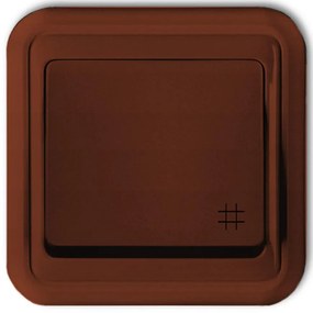 L 4WPT-6 krížový vypínač Liza hnedý