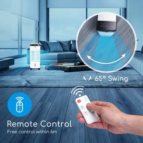 Aigostar ochladzovač vzduchu 60W/230V biely/čierny + DO