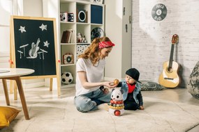 Hudobná pyramída s krúžkami Tiny Rockers Panda