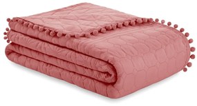 Prikrývka na posteľ AmeliaHome Meadore V ružový
