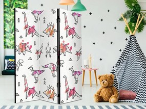 Artgeist Paraván - Origami Dinosaurs [Room Dividers]