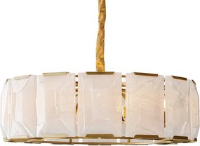 Toolight Toolight, stropné svietidlo 60cm 6xE14, APP1797-8CP, zlatá matná, OSW-04569