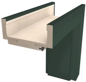 Obložková zárubňa Naturel Estra 80 cm pre hrúbku steny 9,5-11,5 cm ľavá O2OM80L