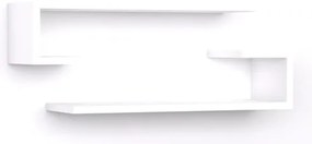 SADA 2x Nástenná polica ELDO biela
