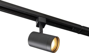 Inteligentný 1-fázový koľajnicový systém osvetlenia vrátane 14 Wifi GU10 čierny - Iconic Jeana