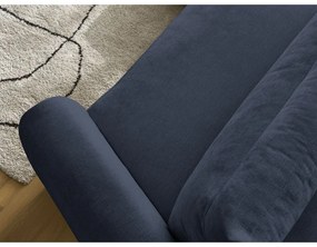 Tmavomodrá rohová pohovka Aden – Bobochic Paris