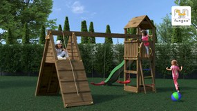 Marimex | Detské ihrisko Marimex Play 018 Akát + zelená šmykľavka | 11640472