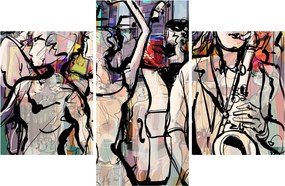 Obraz - Jazzová noc (90x60 cm)