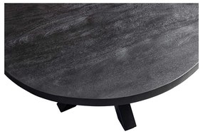 Konferenčný stolík z mangového dreva Glendale Black 70 cm Mahom