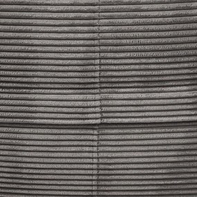 Tmavohnedý menčestrový sedací vak Roll 190 – SLOWDOWN