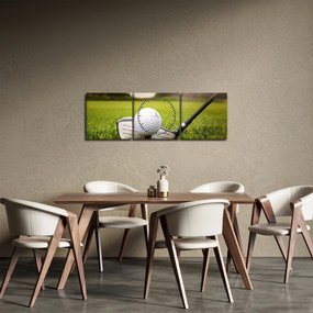 Obraz - Golf (s hodinami) (90x30 cm)
