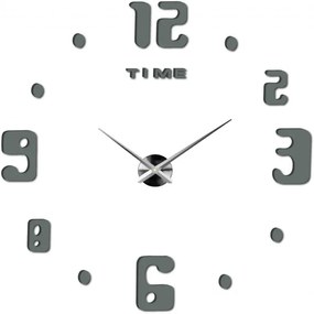 Moderné nalepovacie nástenné hodiny | 3D hodiny 12S009 HEU-