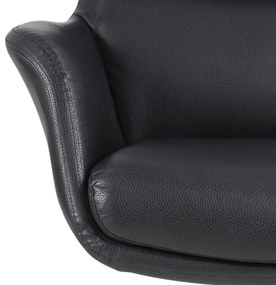 Dizajnové relaxačné kreslo Niobe, čierne