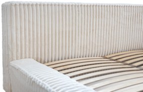 ČALÚNENÁ POSTEĽ SANTI 140x200 VITO 23 KRÉMOVÁ