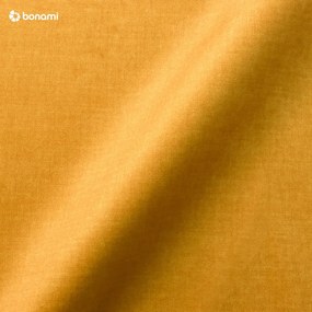 Žltý zamatový puf Windsor &amp; Co Sofas Vesta