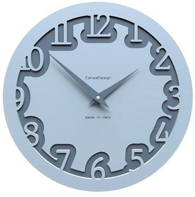 Designové hodiny 10-002 CalleaDesign Labirinto 30cm (více barevných verzí) Barva světle modrá klasik-74 - RAL5012