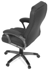 Kancelárske kreslo DEXTER — látka, sivá