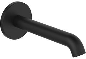 HANSA Vantis Style nástenný vaňový výtok, dĺžka 175 mm, matná čierna, 5450210033