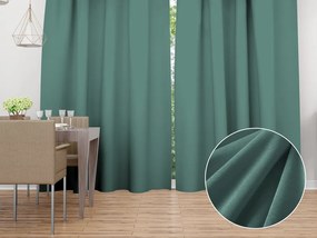 Biante Zamatový záves Velvet Prémium SVP-022 Ľadovo zelený 135x190 cm